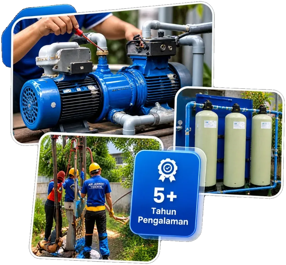 Tim Air Jernih Teknik — pompa air, pengeboran, dan filter air