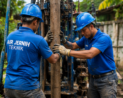 Dokumentasi pengerjaan Air Jernih Teknik